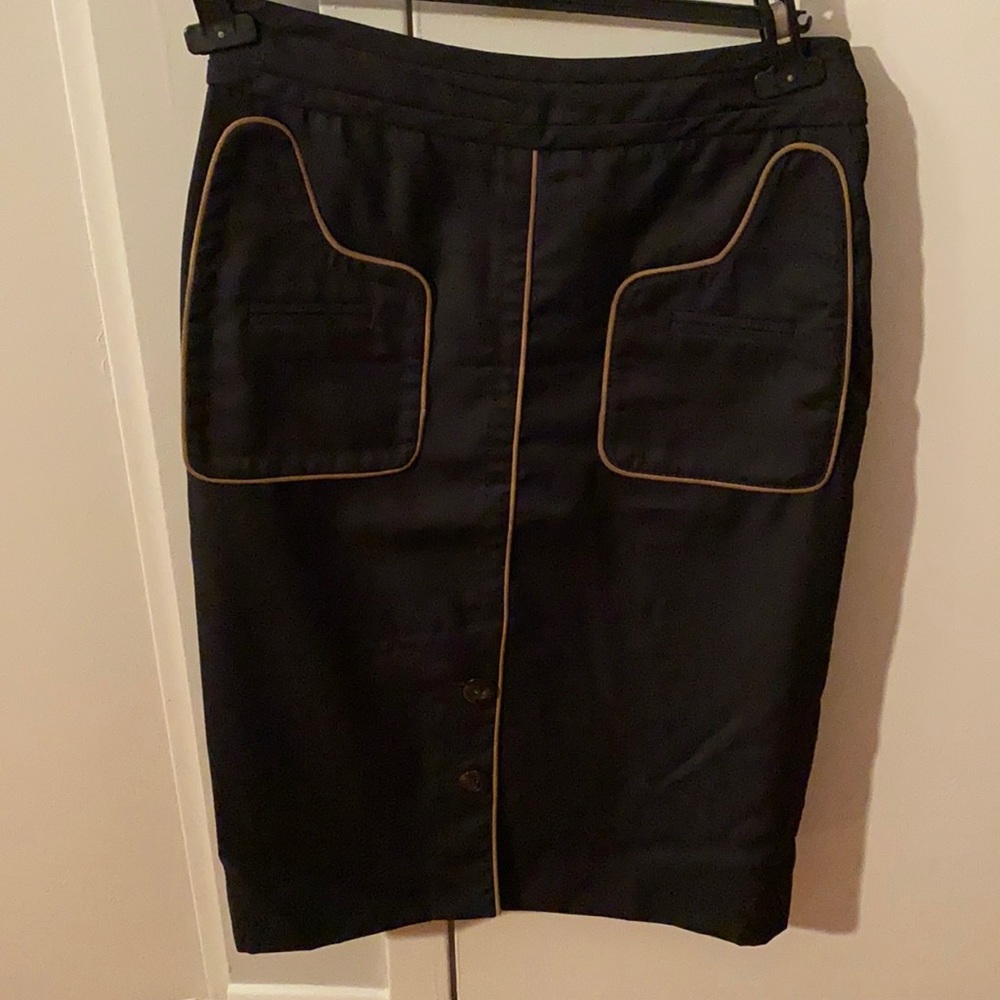 Les Copains dark grey pencil skirt in size 6